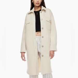 Aritzia Wilfred Free The Ganna Long Shirt Jacket
